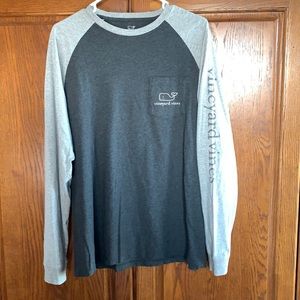 Vineyard Vines Dark/Light Grey Size Medium